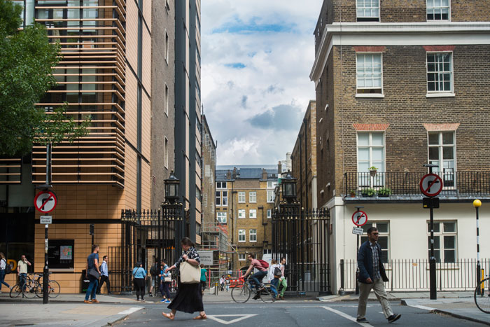 UCL Street view, Malet Place